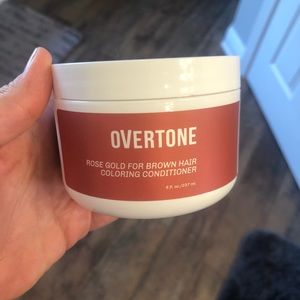 Overtone Rose Gold for brown hair color